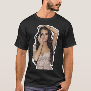 Lindsay Lohan - Celebrity (Oil Paint Art) Classic T-Shirt
