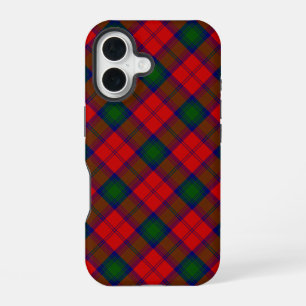 Lindsay tartan red green plaid iPhone 16 case