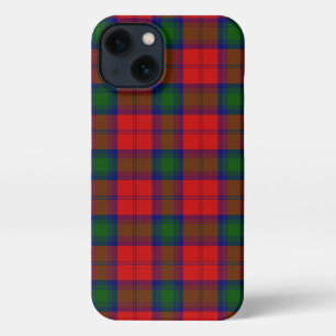 Lindsay tartan red green plaid iPhone 13 case