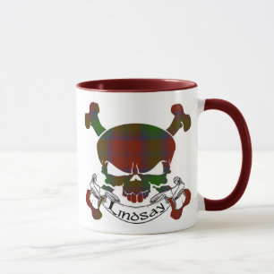 Lindsay Tartan Skull Mug