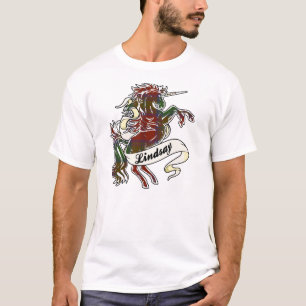 Lindsay Tartan Unicorn T-Shirt