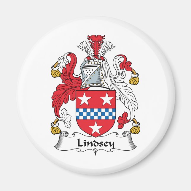 Lindsey Family Crest Magnet (Front)
