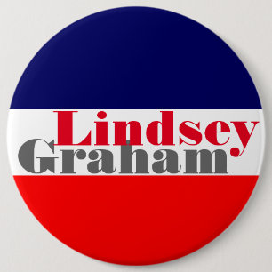 Lindsey Graham 2016 6 Cm Round Badge