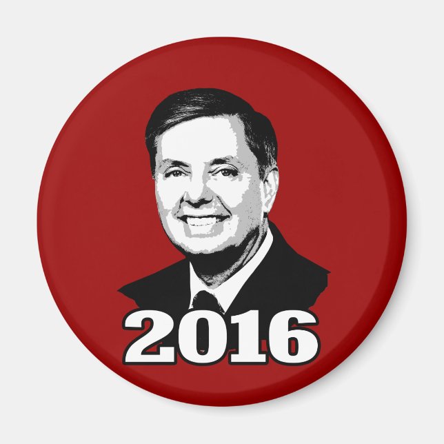 LINDSEY GRAHAM 2016 CANDIDATE MAGNET (Front)