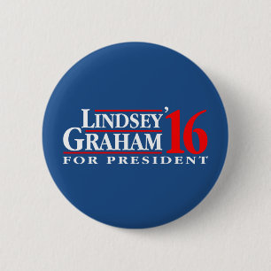 Lindsey Graham for President 6 Cm Round Badge