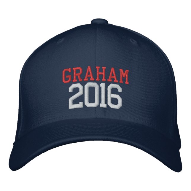Lindsey Graham President 2016 Embroidered Hat (Front)