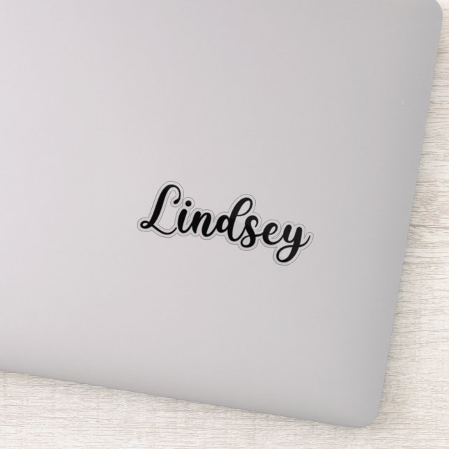 Lindsey Name - Handwritten Calligraphy (Detail)