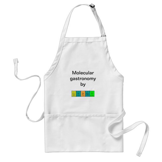 Lindsey periodic table name apron (Front)