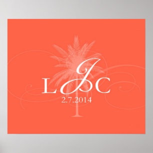 Lindsey's Monogram Poster