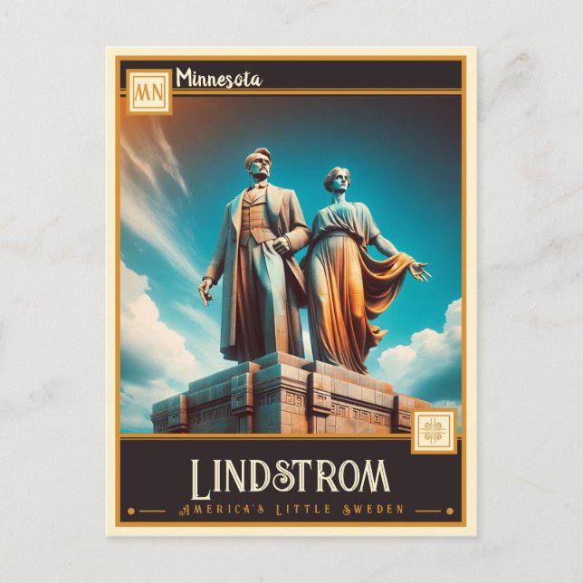 Lindstrom, Minnesota  | Vintage Postcard (Front)