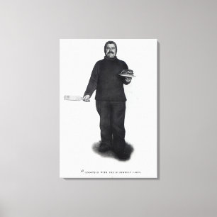 Lindstrom with the Buckwheat Cakes Canvas Print