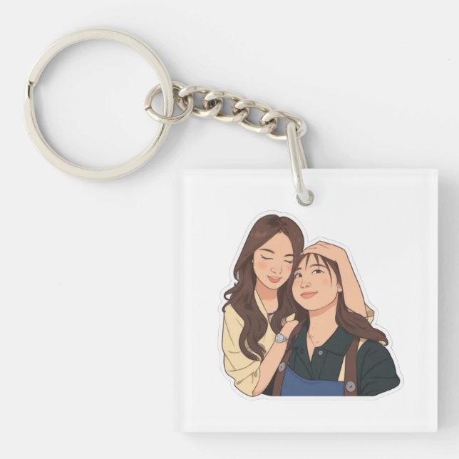 LinDy (GL pair) Key Ring (Front)