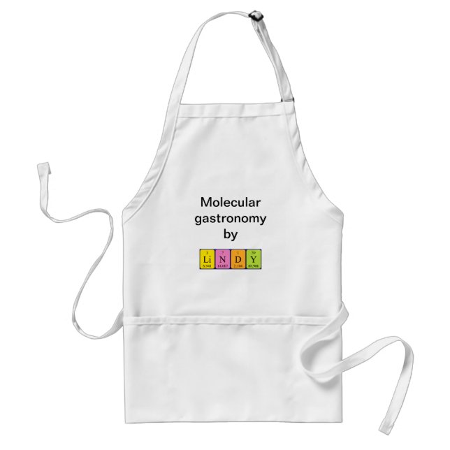 Lindy periodic table name apron (Front)