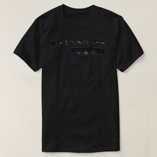 Line 6 Helix Signal Flow  Classic T-Shirt (Design Front)