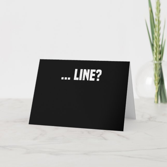 Line Actress Acting Drama Acter Actor Actress Card (Front)