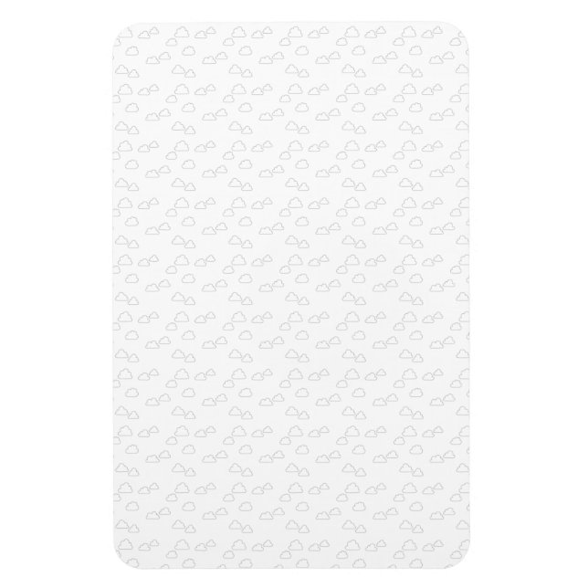 Line Art, Alabaster Magnet (Vertical)