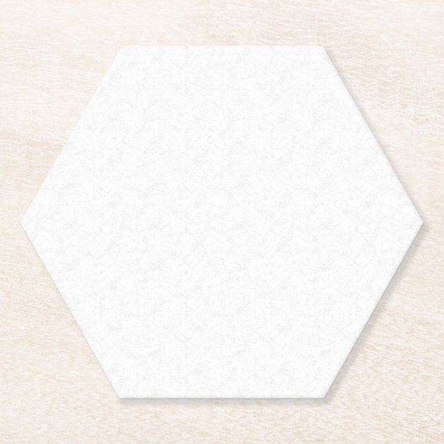 Line art, Catskill White, Fantasy Paper Coaster (Front)