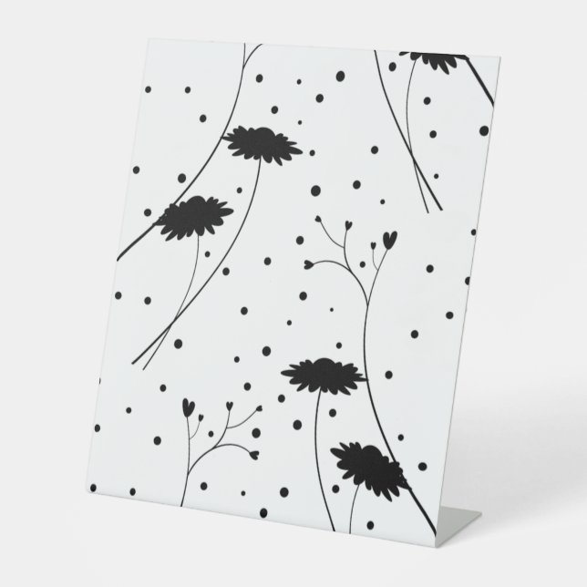 Line art, Dark Grey Pedestal Sign (Front)