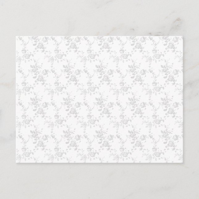 line art Design Announcement Postcard (Front)