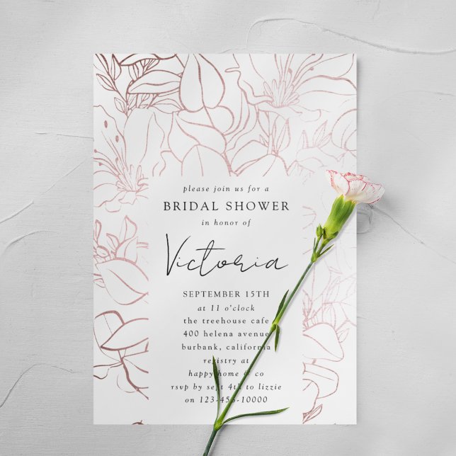 Line Art Floral Bridal Shower (Creator Uploaded)