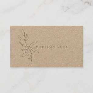  Line Art Ink Modern Native Artisan Business Appoi Appointment Card