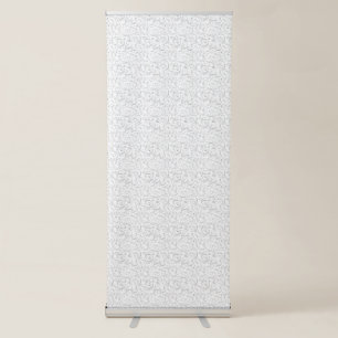 Line art, Kangaroo, Vertical Retractable Banner