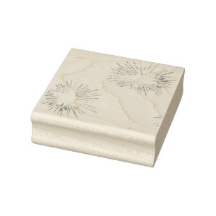 Line art, Light Grey, Geyser Wood Art Stamp