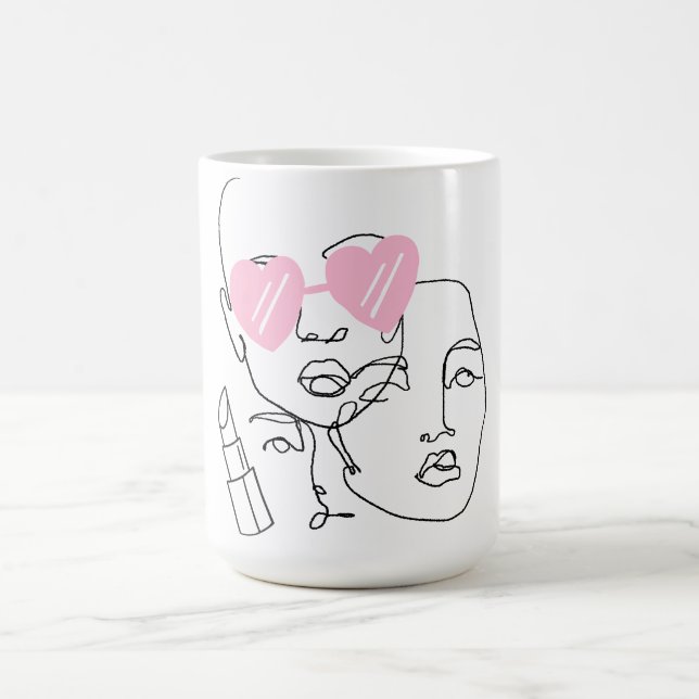 Line art  Mug (Center)