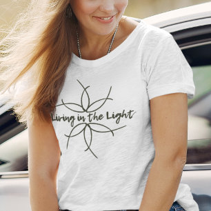 Line Art Script Typography Christian Clothing T-Shirt