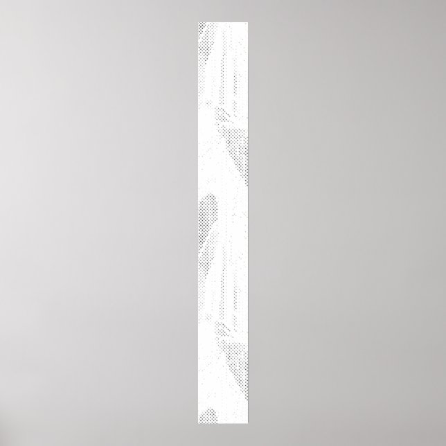 Line art, Seashell, Harp Poster (Front)