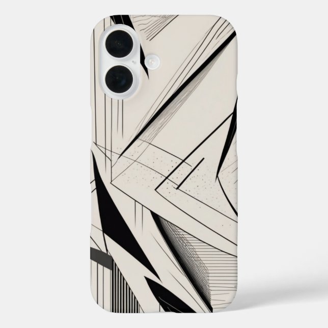 Line Art Shapes Case-Mate iPhone Case (Back)