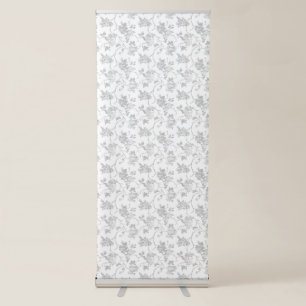 line art, Snow Drift, Vertical Retractable Banner