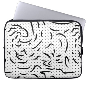 Line art, Vista White, Alabaster Electronics Bag