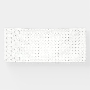 Line art, White Lilac Banner