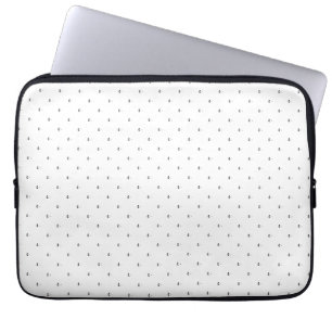 Line art, White Lilac Electronics Bag