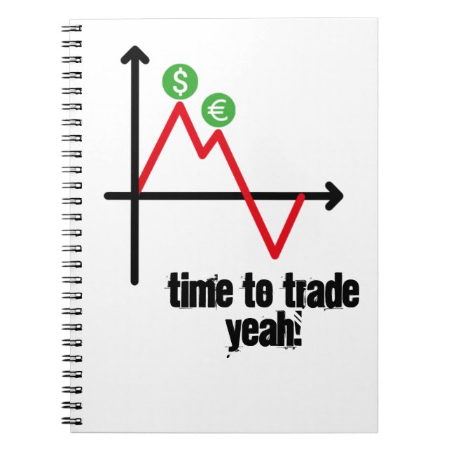 line chart forex exchange notebook (Front)
