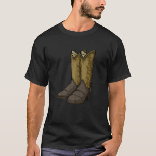 Line Dance Addict Shoes Men Classy Boots 2 T-Shirt
