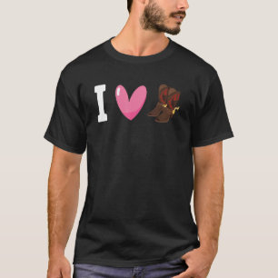 Line Dance I Love Line Dancing Boots Line Dancing T-Shirt