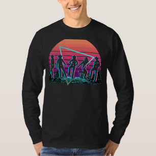 Line Dance Line Dancing Retro T-Shirt
