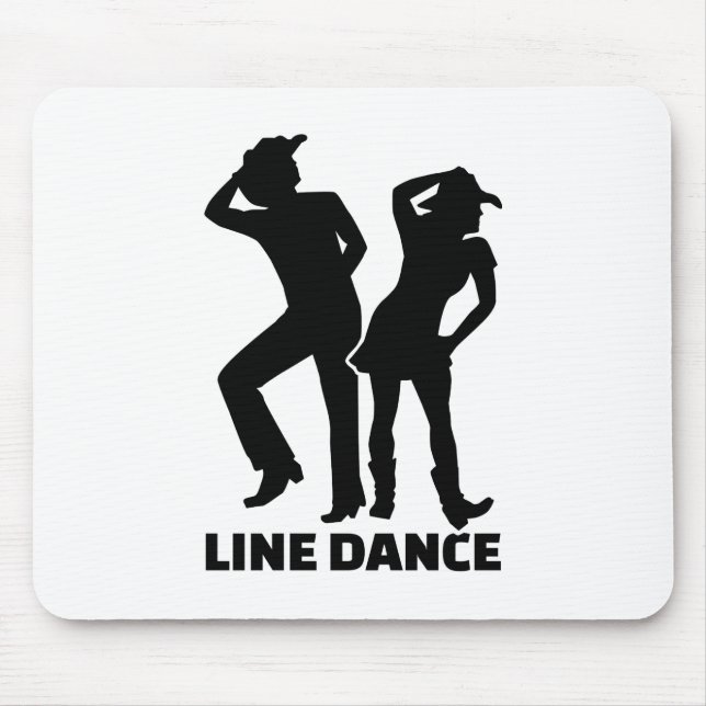 Line dance mouse mat (Front)