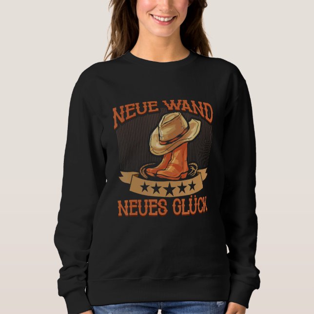 Line Dance New Wall New Happiness Western Line Dan Sweatshirt (Front)
