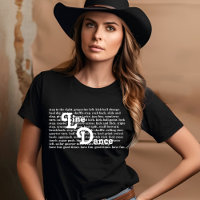 Line Dance Phrases Steps T-Shirt