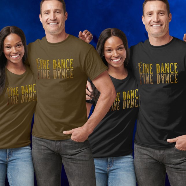 Line dance princess gold name T-Shirt (Creator Uploaded)