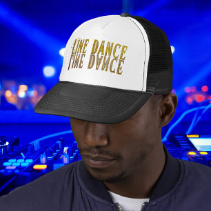 Line dance princess gold name trucker hat