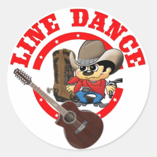 Line Dance sticker Roy small