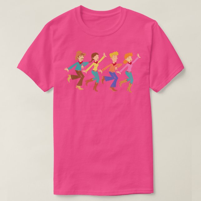Line Dance Team T-Shirt (Design Front)