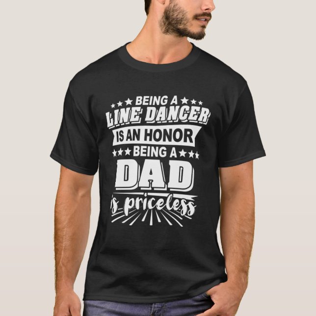 Line Dancer Father Line Dancing  2 T-Shirt (Front)