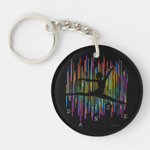 Line Dancer (v1) Key Ring