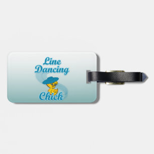 Line Dancing Chick #3 Luggage Tag