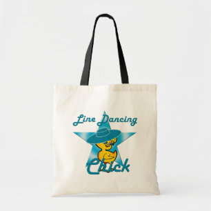 Line Dancing Chick #7 Tote Bag